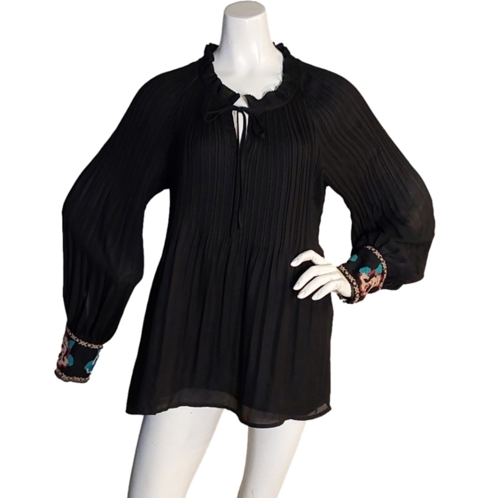 SPENCE‎ SILK LONG  SLEEVES  BLOUSE